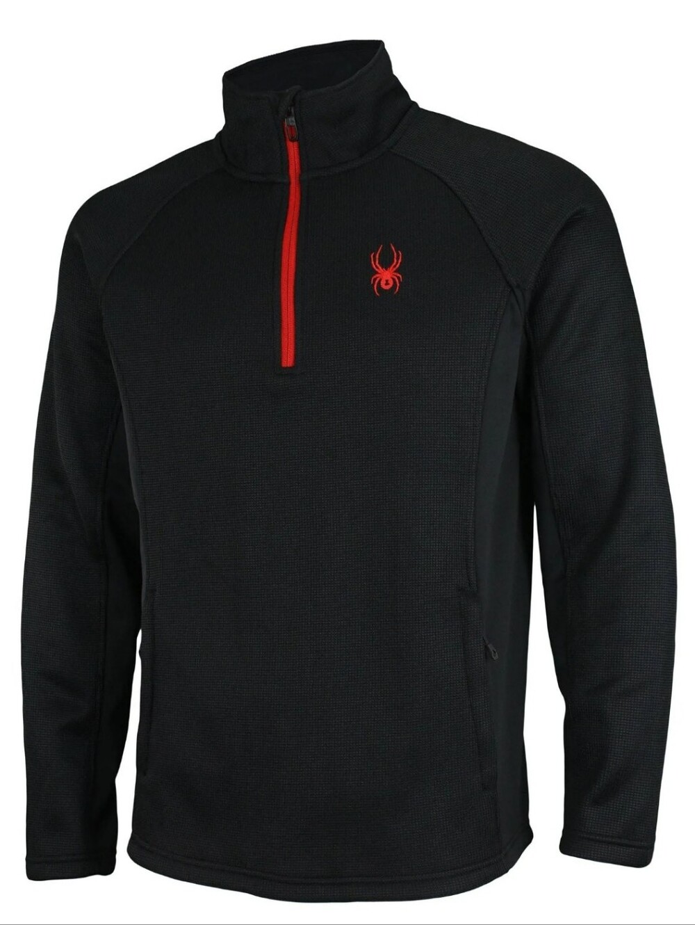 Spyder Men's Black 1/4 Zip Outbound Core Sweater